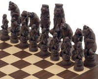 Berkeley Chess Reynard the Fox Russet och Palisander — Stort Schackset