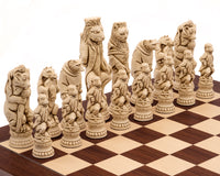 Berkeley Chess Reynard the Fox Russet och Palisander — Stort Schackset