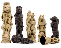 Berkeley Chess Reynard the Fox Russet och Palisander — Stort Schackset