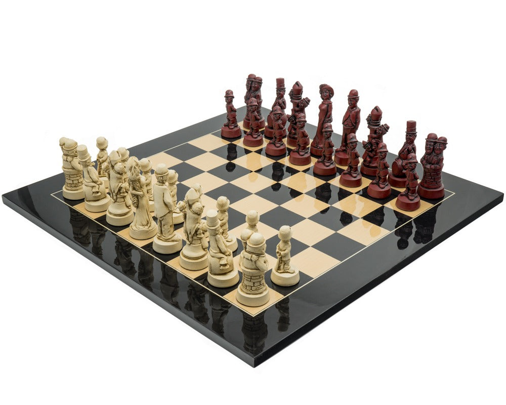 Berkeley Chess Movie Stars Black Cardinal Grand Schackset