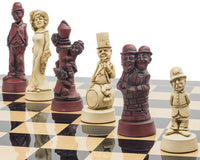 Berkeley Chess Movie Stars Black Cardinal Grand Schackset