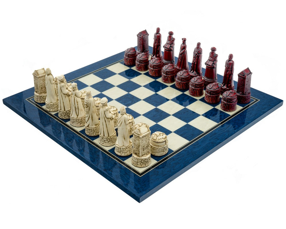Berkeley Chess Scottish Cardinal Blue Schackset