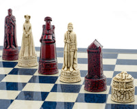 Berkeley Chess Scottish Cardinal Blue Schackset
