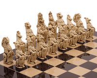 Berkeley Chess Royal Beasts Black Cardinal Grand Schackset