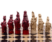 Berkeley Chess Royal Beasts Black Cardinal Grand Schackset