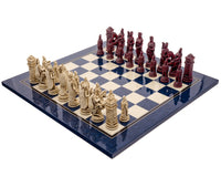Berkeley Chess Roman Blue Cardinal Schackset