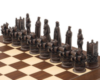 Berkeley Chess Elizabethan Grand Schackset i Russet och Palisander