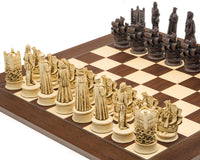 Berkeley Chess Elizabethan Grand Schackset i Russet och Palisander