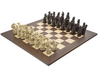 Berkeley Chess Royal Beasts Russet- och Palisander Grand Schackset
