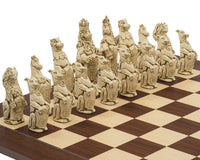 Berkeley Chess Royal Beasts Russet- och Palisander Grand Schackset