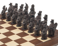 Berkeley Chess Royal Beasts Russet- och Palisander Grand Schackset