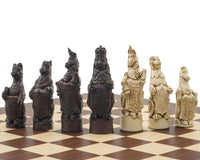 Berkeley Chess Royal Beasts Russet- och Palisander Grand Schackset