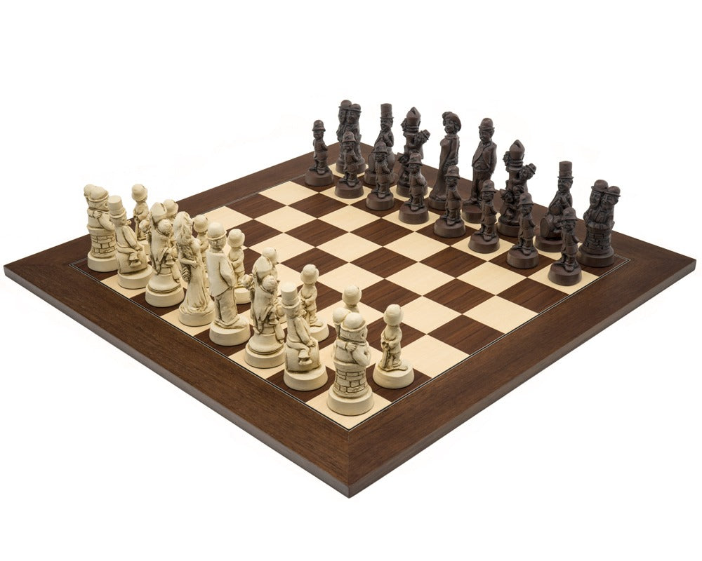 Berkeley Chess Movie Stars Russet och Palisander Grand Schackset