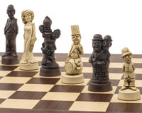 Berkeley Chess Movie Stars Russet och Palisander Grand Schackset