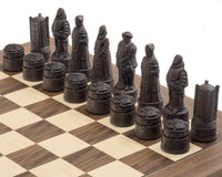 Berkeley Chess English Russet & Walnut Schackset