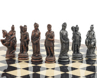 Berkeley Chess Roman Metal och palisander Schackset