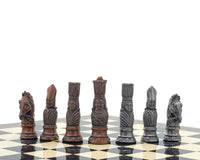 Berkeley Chess Viktorianskt metall- och palisander Schackset