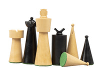 Svart Art Deco-schackset