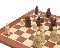 Regency Isle of Lewis och mellanstort schackset i mahogny