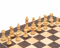 Klassiskt Staunton-schackset i tiger-ebenholt och svart