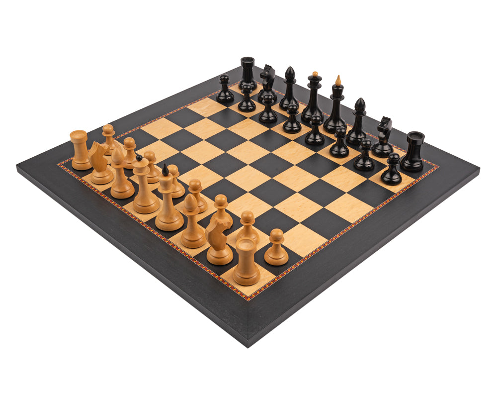 Rechapados Ferrer The Queen's Gambit Officiellt 50 cm Schackset med Förvaringsask för schackpjäser