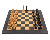 Rechapados Ferrer The Queen's Gambit Officiellt 50 cm Schackset med Förvaringsask för schackpjäser