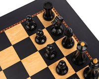 Rechapados Ferrer The Queen's Gambit Officiellt 50 cm Schackset med Förvaringsask för schackpjäser