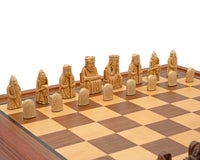 Regency Chess Isle of Lewis – mahognyinramat kabinett, lyxigt Schackset